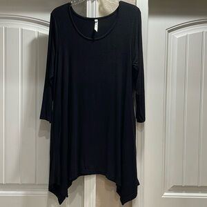 Black Tunic / Dress with pockets